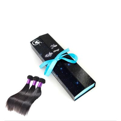 China Beautiful Recyclable Folding Packaging Magnetic Hair Closure Extension Wigs Gift Box for sale