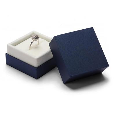 China Recyclable Premium Bridesmaid Proposal Satin Lining Pale Blue Wedding Door Gift Box for sale