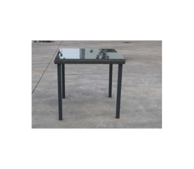 China Best price modern high quality wholesale leisure outdoor steel wicker table for sale