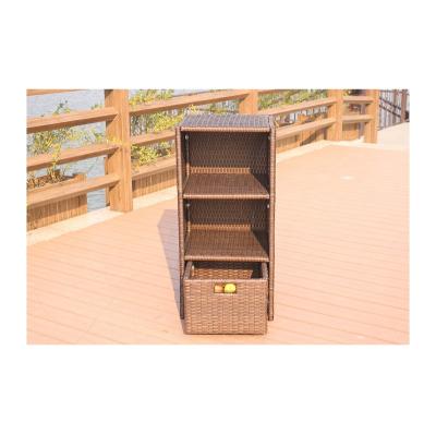 China Various viable promotional goods using outdoor rattan rack towel cabinet for sale