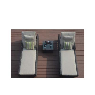 China Top Quality Modern Widely Used Set Outdoor Convertible Lounge Chairs for sale