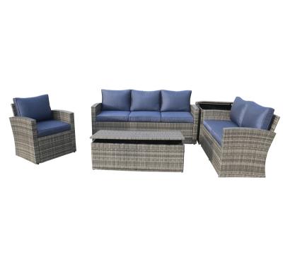 China Outdoor Patio Sofa Set Aluminum All Weather Sofa Modern Garden Set Furniture Sets for sale