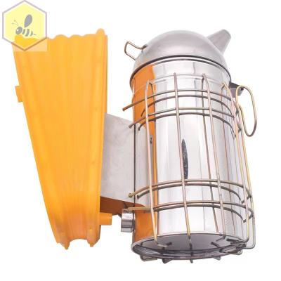 China Bee Farm Beekeeping Tools Stainless Steel Bee Smoker With Durable Plastic Bellow Dome Top Beekeeping Beekeeping Equipment for sale