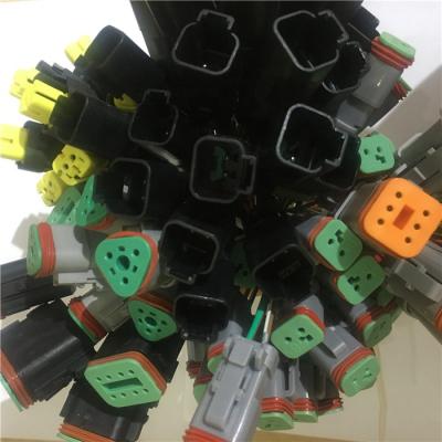 China Excavator Excavator Spare Parts Good Quality All Models Motor Socket Solenoid Socket Sensor Plug for sale