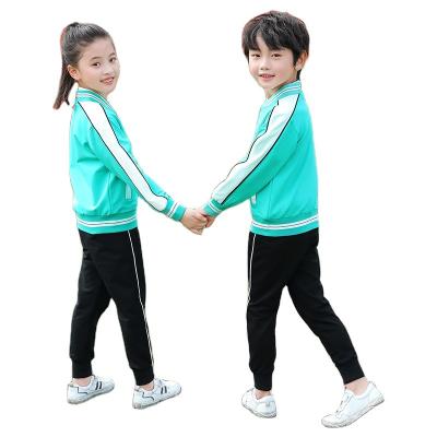 China Chinese Style Sports Kids Material School Uniform Tracksuits For Children for sale