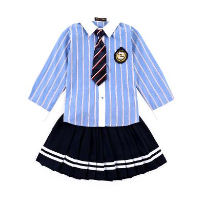 China College Style New Design Boys And Girls High Quality Long Sleeves Sets Children Kindergarten Primary School Uniforms for sale