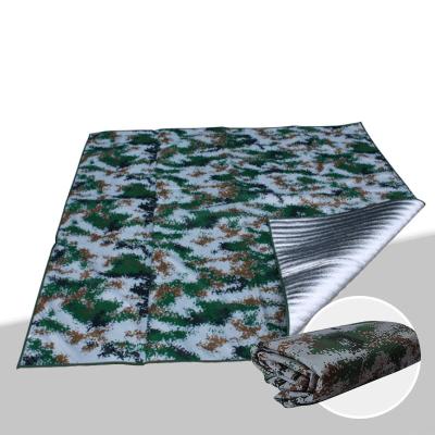 China Hot Sale 2*2m Army Camouflage Camping Tactical Foldable Waterproof Mat Moisture Proof for sale