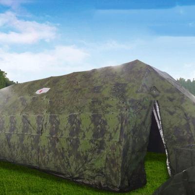 China Camouflage/Field Set 37 Square Meters Grid For Military Field Arched Grid For Command Grid Sanitary Red Cross Tent for sale