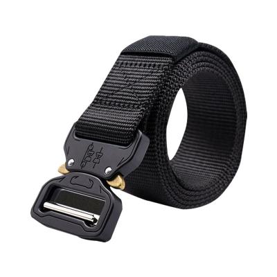 China Wholesale Outdoor Multifunctional Buckle Men's Wear-resistance Aluminum Alloy Nylon Braided Tactical Belt for sale