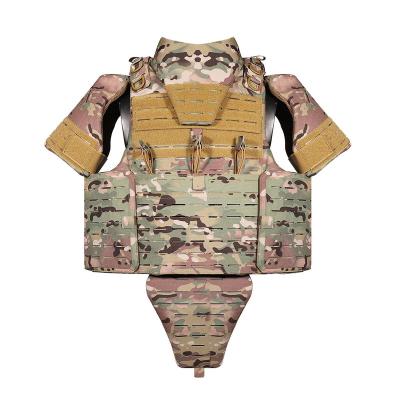 China Full Body 1000D High Density Nylon Custom Carrier High Density Nylon Combat Shooting High Quality Protection High Quality 1000D Military Tactical Vest for sale