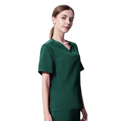 China Moisture Absorption/Short-sleeved Doctor Nurse Uniform High-grade Elastic Pet Hospital Ward Sweating Operation for sale