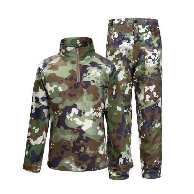 China Anti-Static Army Uniform Army Uniform Military Black Camouflage Combat Spandex Customize OEM Unisex for sale