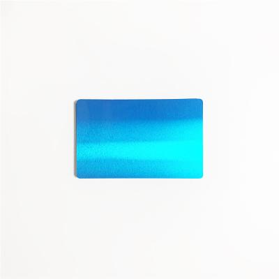 China Europe ID Wallet Rated Business Quarter Tag Aluminum Business Cards Waterproof Personalized Anodized Blanks for sale