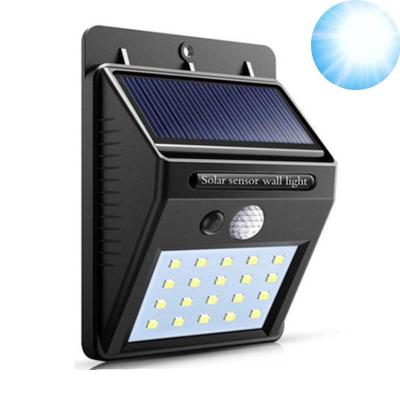 China 2022 Motion Sensor Solar Light 20LED IP65 Adjustable Solar Garden Light 3 Modes LED Wall Security Light 2022 for sale