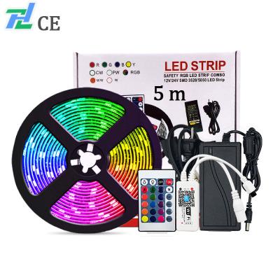 China Drop shipping contemporary garden 5m waterproof soft wifi suit 44 key remote control colorful strip lights for sale