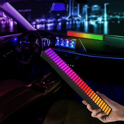 China Home Bar Amazon Sells Style Atmosphere Lamp APP Voice Sensor LED RGB Lamp Car Modern Hot Sound Rhythm Lamp for sale