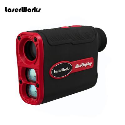 China LaserWorks Compact Lightweight 1km Laser Rangefinder With Day And Night LCD Reading 105x37x70mm for sale