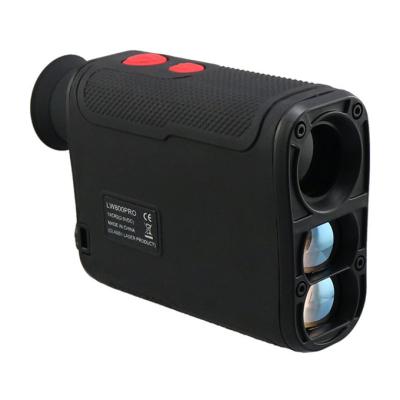 China New Release Red Indoor Sight Show 800m Laser Range Finder Hunting Rangefinder With Flip Technology 105x37x70mm for sale