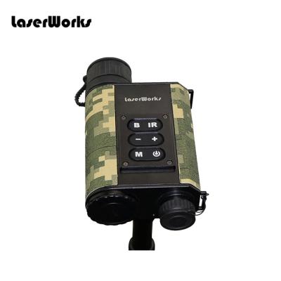 China Tripod Mountable Night Vision Digital Infrared Monocular 500m Hunting Laser Rangefinder 175*100*51mm for sale