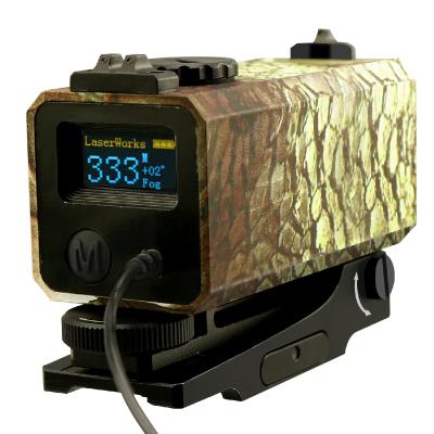 China Airplane-grade distance shoot aluminum crossbow / rifle rail mount quick release laser rangefinder for trajectory zeroing and aiming for sale