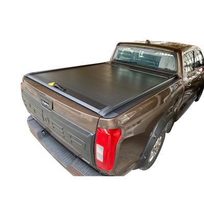 China Sturdy and durable high quality aluminum truck bed roll up covers Tonneau cover for ext cab. from Toyota for sale