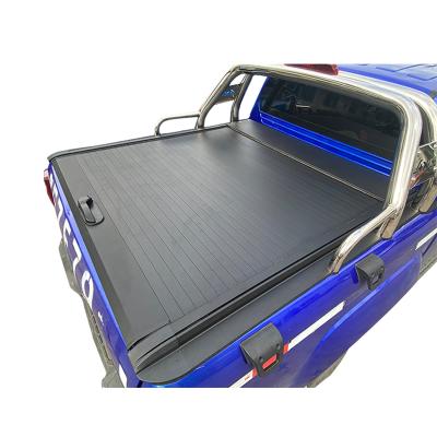 China Sturdy and durable workmanship high quality hard retractable Tonneau cover service pickup truck for Toyota DST cabin for sale