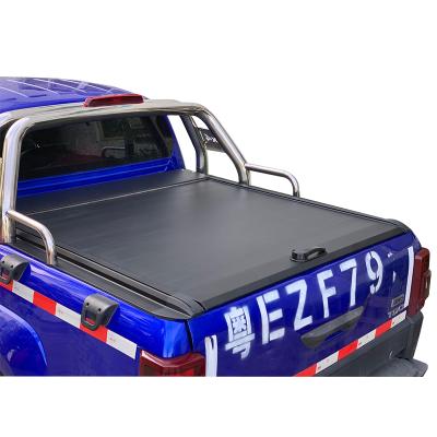 China Sturdy And Durable High Quality Aluminum Truck Bed Roll Up Tonneau Cover For Toyota Hilux Tacoma Tundra for sale