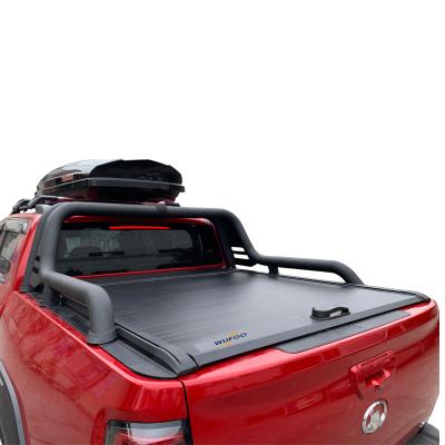 China Sturdy and Durable High Quality Aluminum Roll-Up Tonneau Cover Flap Roll-Up Tonneau Cover For Chevrolet Colorado for sale