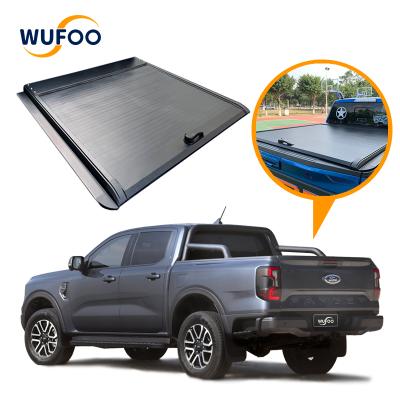 China D'Aoller Bed Cover Pickup Truck Flap Cover Sturdy And Durable Hard Tonneau Aluminum Retractable Cover For Ford Ranger for sale