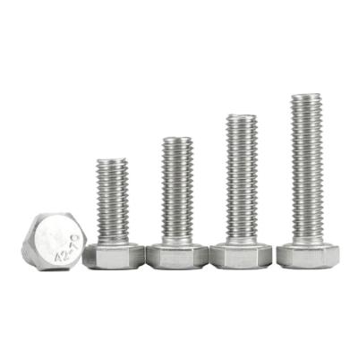 China Flat Stainless Steel 304 Inch Thread Outside Lead Screw 5/16-18 Bolt External Hex ANSI 3/8-16 1/2-13 5/8-11 Thread spell head for sale