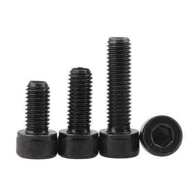 China Grade 14.9 Alloy Steel Hex Socket Black Cylindrical Head Cup Screw Cylindrical Head Allen High Strength Bolt M6M8M10M12M16M20 for sale