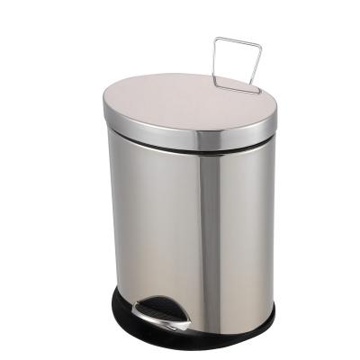 China Viable Cheap Price Foot Pedal Stainless Steel Pedal Bin Wholesale Purchasing Pedal Trash Can for sale