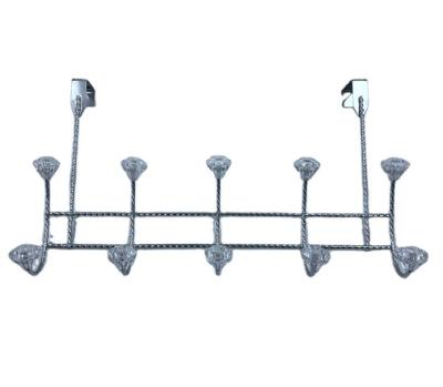 China Sustainable Innovative Function Styles Coat Hooks Door Wall Metal Wall Bracket Door Back Hook for sale