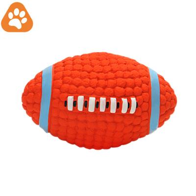 China Eco-Friendly Football Basketball Tennis Premium Latex Dog Squeaky Molar Chew Toys for sale