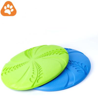 China Stocked No Eva Floating Soft Outdoor Training Equipment Interactive Flying Disc Dog Stuff Toy for sale