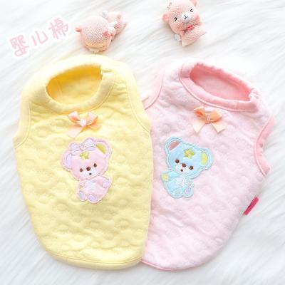 China DERTA Dog Clothes Autumn Winter Stocked Princess Invest Baby Wholesale Soft Cotton Small Dog Teddy Pet for sale