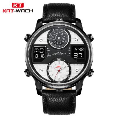 China Fashion&Casual Men's Multifunctional Watch Quartz+Digital Movement Sports Watches Water Resistant for sale