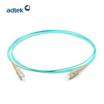 China FTTX multimode simplex fiber optic patch cord systimax fiber optic patch cord for sale