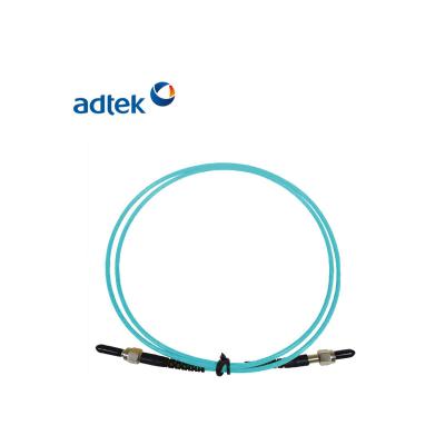 China Optional PVC Cord Cable SMA905-SMA905 SX 2.0 OM3/OM4 1M PVC Fiber Optic Patch for sale