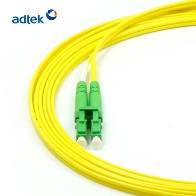 China Duplex Patch Cable LC APC Single Mode Optical Fiber J4A4A2293MP-YL Jumper for sale