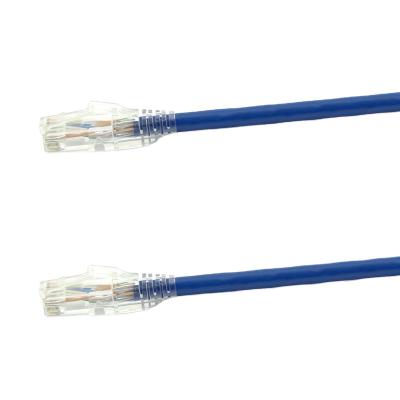 China Optional UTP/FTP 24AWG UTP CAT6 CAT5E CAT6A 1FT PVC/LSZH Bare Copper Patch Cord for sale