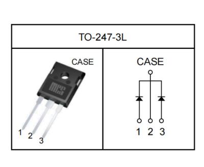 China Reference data sheet HX1D30120D macrocoresemi SiC Schottky Diode macrocoresemi VRRM 1200 V IF(Tc155C)  30 A QC  212 nC for sale