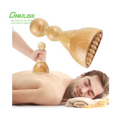 China Comfortable Colombian Wood Therapy Machines ONUMALL Lymphatic Drainage Colombian Wood Therapy Massage Machines Cupping Mushroom Massage Therapy Sets Maderoterapia for sale