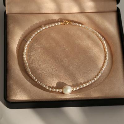 China Eco-Friendly Wholesale Full Pearl Baroque Pearl Necklace For Women for sale