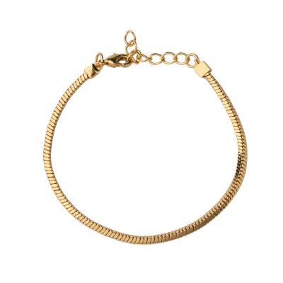 China Daisy Factory Wholesale Fun Jewelry Bangle Women Chain Bracelet Snake Bone FASHIONABLE Round Snake Bangle for sale