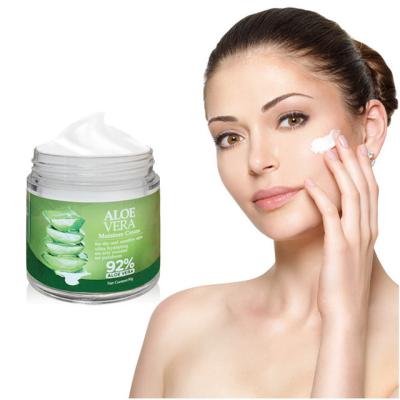 China Free Sample Skin Revitalizer Natural Skin Revitalizer Face Cream Soothing Whitening Aloe Vera Moisture Cream for sale