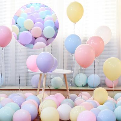 China 12 inch latex balloons party decorations pastel balloons for wedding birthday baby shower party decorations macaroon balloons wholesale for sale