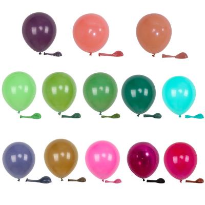 China Party Decorations Vintage Latex Balloons 5 Inch Round Balloons For Birthday Wedding Baby Shower Party Decorations Matte Balloons Wholesale for sale