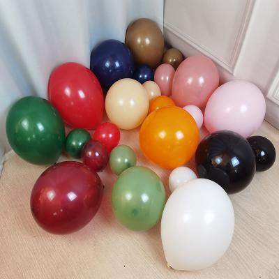 China Party Decorations Latex Balloons 10 in. thick Matte Balloons for birthday wedding baby shower party decorations round balloons wholesale for sale