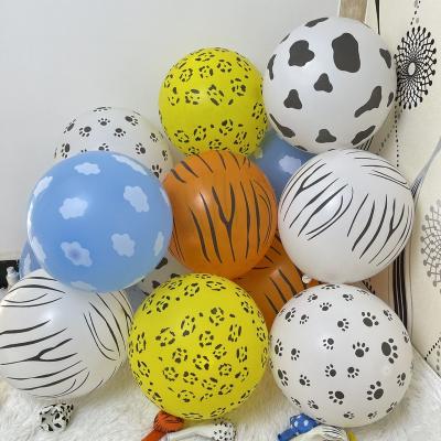 China Party Decorations Animal Model Balloons 12 Inch Latex Balloons For Birthday Baby Shower Party Forest Animals Balloons Series Decorations for sale